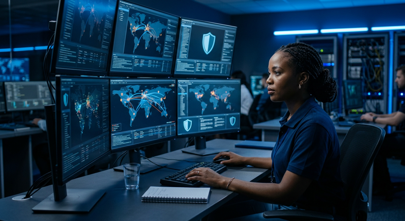Cybersecurity visual